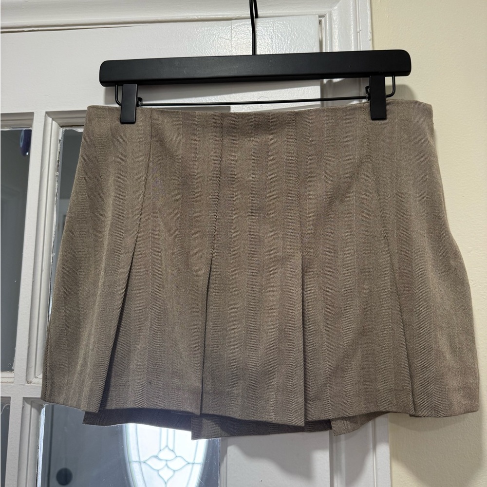 Abercrombie & Fitch Taupe Mini Skirt
